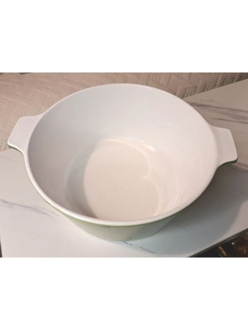 Vintage Corning Ware 1 3/4 Qt Lynwood Green Casserole Dish P-701-No Lid